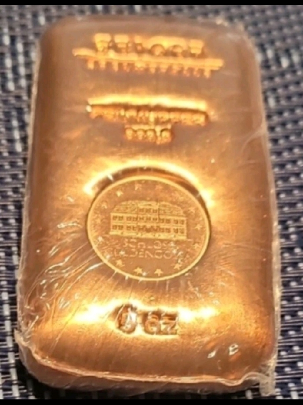 Copper Bullion Bar 5 oz - Shiny Finish